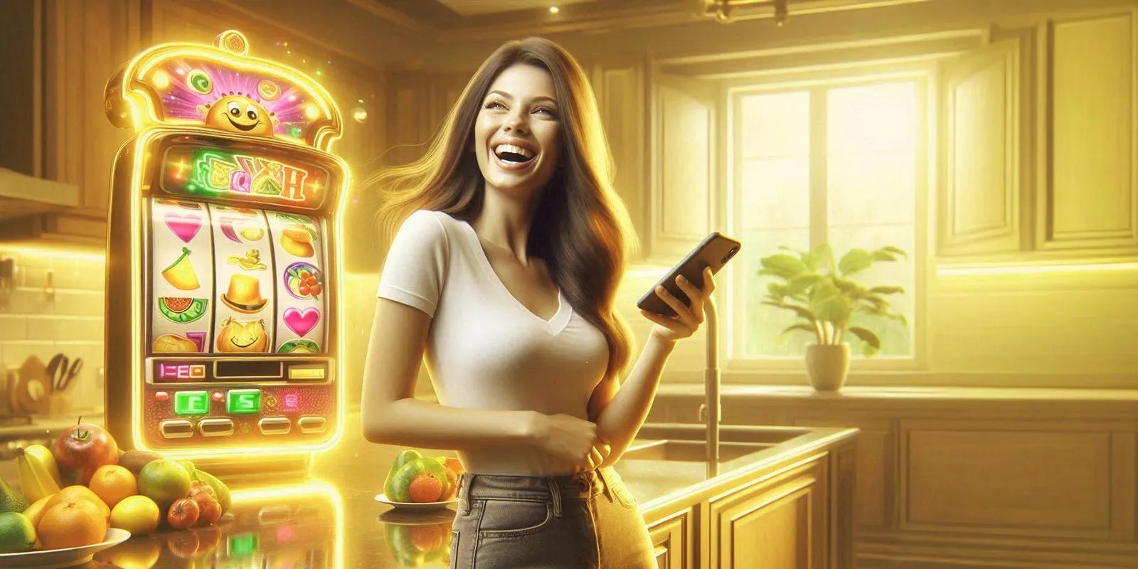 Slot jackpot glow